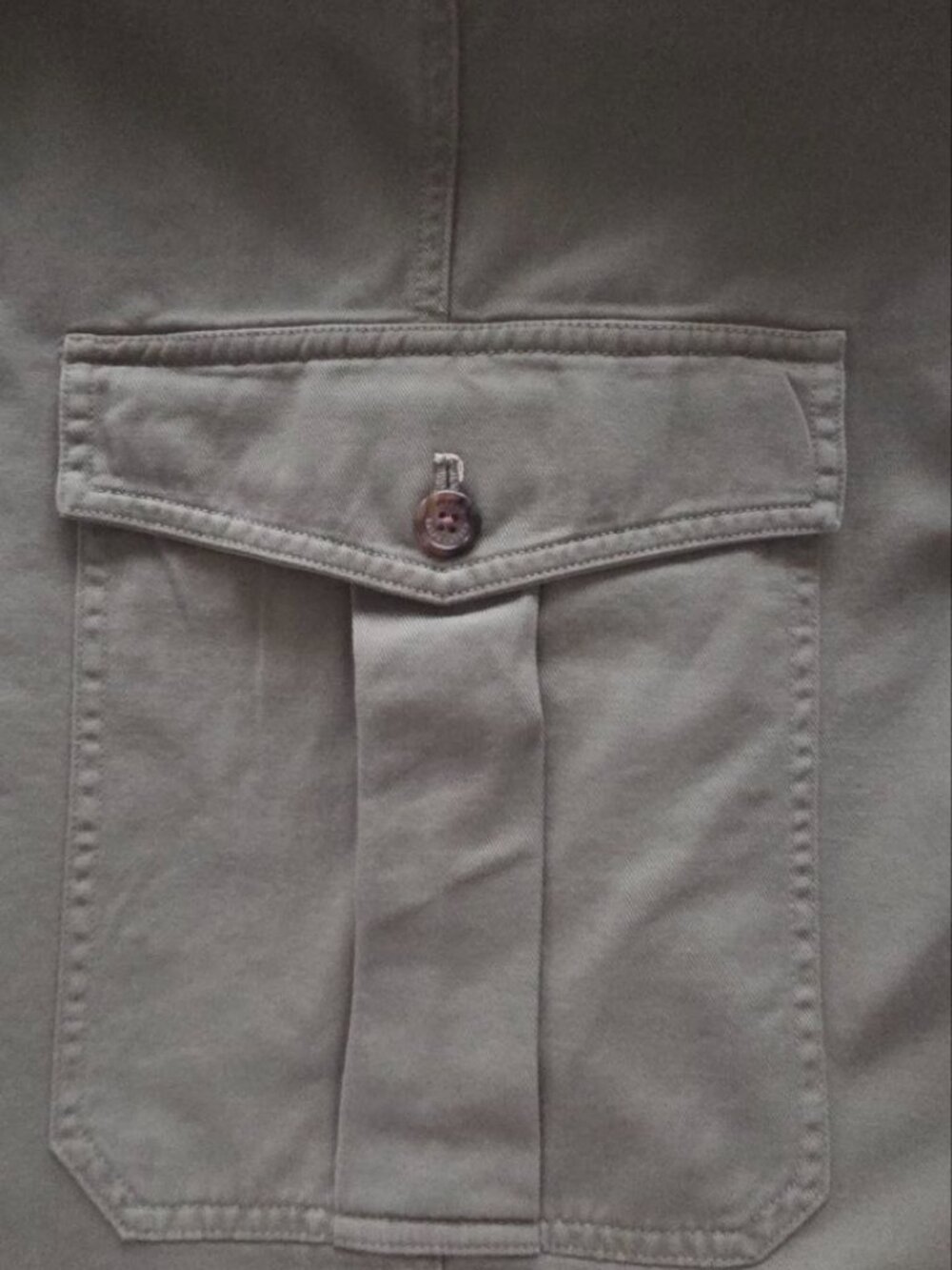 $185 Lauren Ralph Lauren Pleated Cotton Twill Wide-Leg Cargo Pant Green Size 16 - Picture 10 of 12